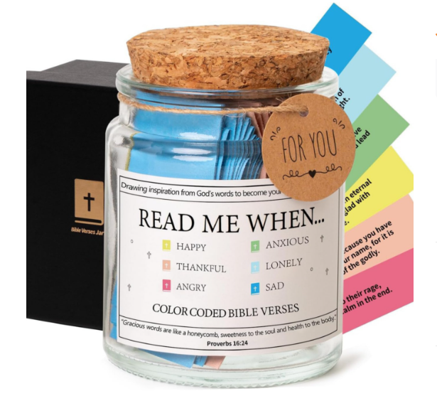 Bible Verses Jar with Best Wishes
