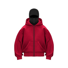 Double Hood Fleece-Lined Sweater