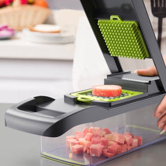 12-in-1 Manual Vegetable Chopper and Slicer