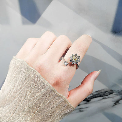 Adjustable Open Ring for Anxiety Relief