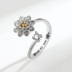 Adjustable Open Ring for Anxiety Relief