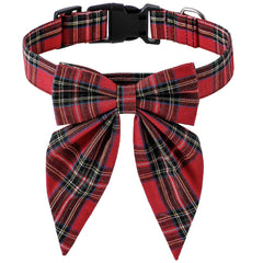 Christmas Dog Bow Tie Pet Collar