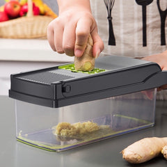12-in-1 Manual Vegetable Chopper and Slicer