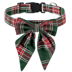 Christmas Dog Bow Tie Pet Collar